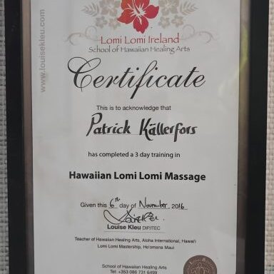 DIPLOM- Lomi Lomi Nui Level I and II Intensive, Killorglin Ireland